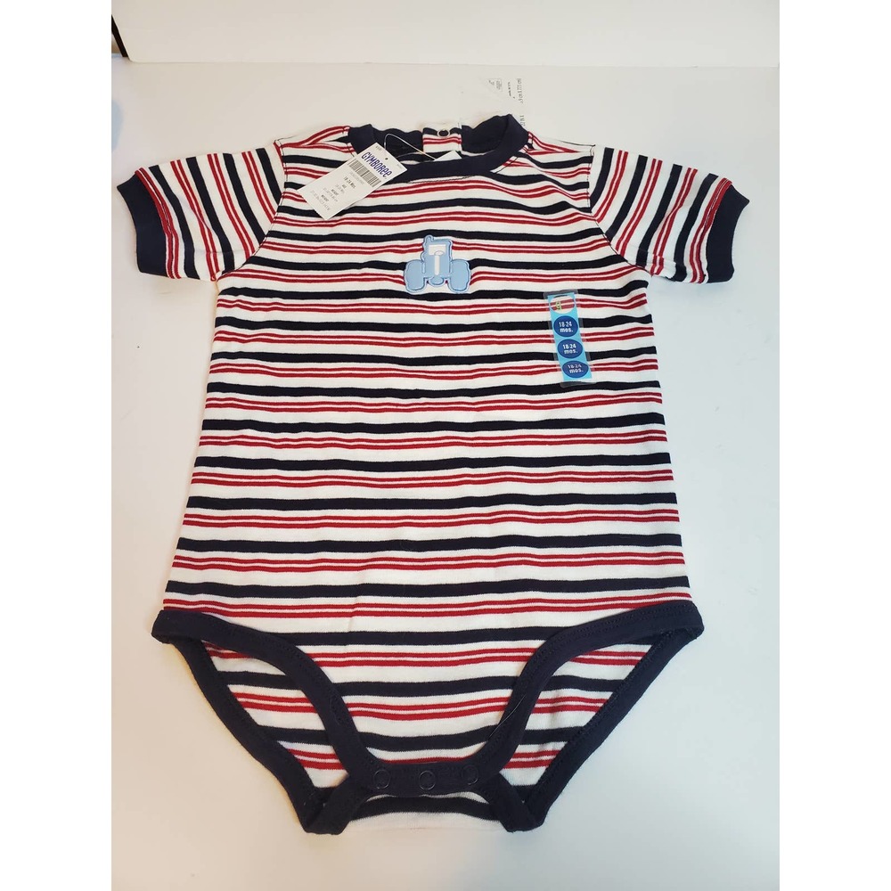 Gymboree nwt tractor pull one piece top 2001 boys baby 18-24